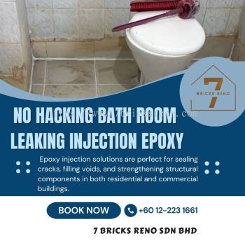 No Hacking Bath Room Leaking Injection Epoxy ..