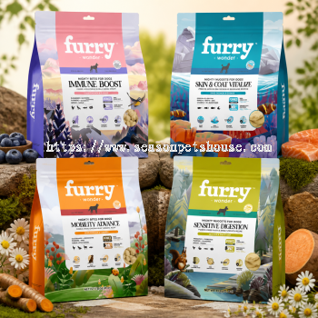 Furry Wonder Freeze Dried Raw Dog Food for Immune Boost & Skin Health - Season Pet Shop Kepong