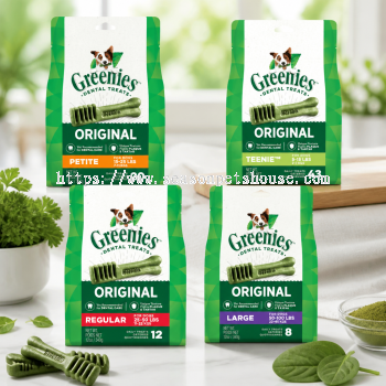 Greenies Dog Dental Treats for Oral Care - Available in 4 Sizes | Season Pet Shop Kepong
