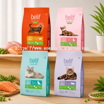 Belif Cat Food 7.5kg - Nutritious Chicken Turkey, Urinary Care, Sensitive Skin & Kitten Formula