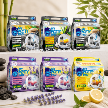 My Potty Pad Dog Training Pads with 6-Layer Leak Protection - Lavender, Charcoal, Lemon Scents