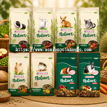 Versele Laga Nature Food for Small Pets - High Fibre & Nutrient-Rich Mixes