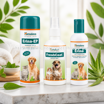 Himalaya Pet Wellness Coat Cleaner, Fresh Coat Spray & EP Powder for Dogs & Cats - Skin Care & Grooming