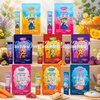 Moochie Cat Treat Sticks with Omega-3 & Taurine - 75g Assorted Flavours