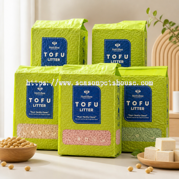 Nottibee Tofu Cat Litter 7L   Eco-Friendly, Fast Clumping, Odor Control by Nottibee
