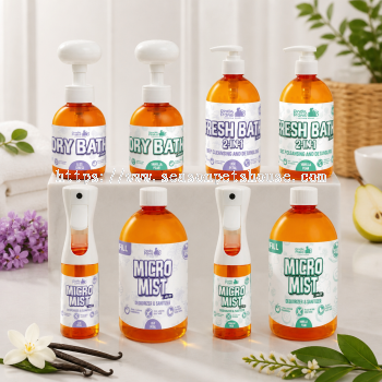 Cindy & Friends Bio-Enzyme Dry Bath & Fresh Bath Pet Shampoo with Micro Mist Deodorizer