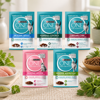 Purina Cat Pouch Wet Food 70g - Nutritious Flavours for Kitten & Adult Cats