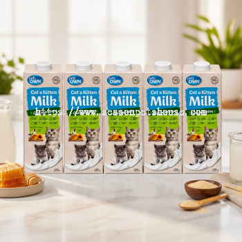 Pets Own Lactose Free Cat & Kitten Milk 250ml - All Natural Nutrient Rich Formula