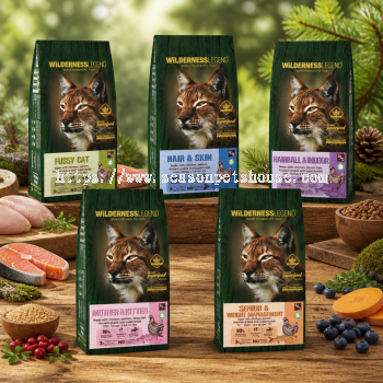 Wilderness Legend Super Premium Dry Cat Food 2.5kg - High Protein, Multiple Formulas for Cats by Wilderness