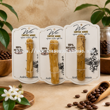 Natural Wix Coffee Wood Dog Dental Chew Sticks - S, M, L Sizes for Healthy Teeth