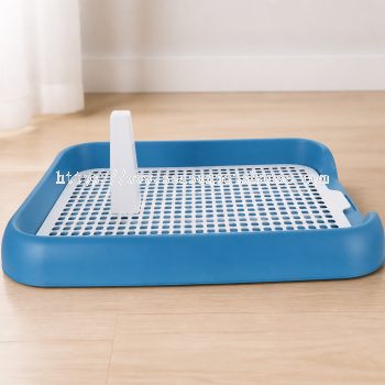 Dog Indoor Potty Training Tray with Column - Durable PP Material by Season Pet Shop