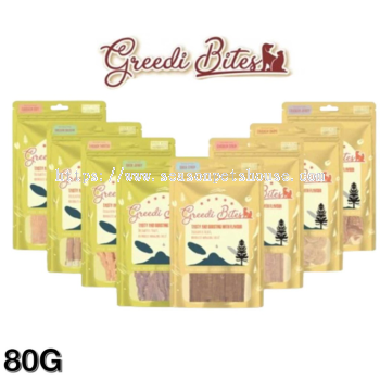 Greedi Bites Premium Quality Dog Treats Real Meat Jerky - Natural, Healthy Snacks by Greedi Bites