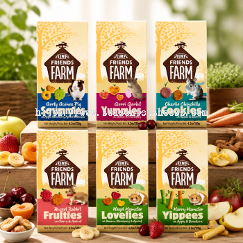 Supreme Tiny Friends Farm Snacks & Treats for Small Pets - Variety of Flavours 75g & 120g
