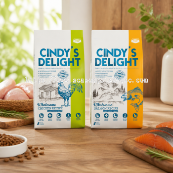 Cindy's Delight Wholesome Dry Cat Food 2kg - High Protein, No Artificial Additives
