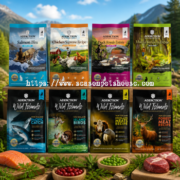 Addiction Grain Free Cat Food 1.8kg   Wild Island Flavours with Salmon, Chicken, Duck & Venison