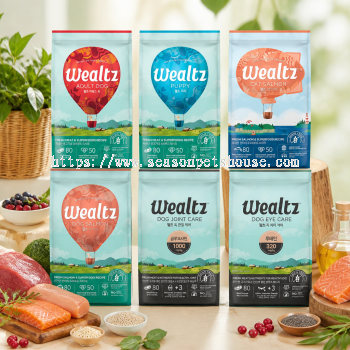 WEALTZ Dog Dry Food for Puppy Adult Senior with Duck Salmon Joint & Eye Care from Korea 2.1kg