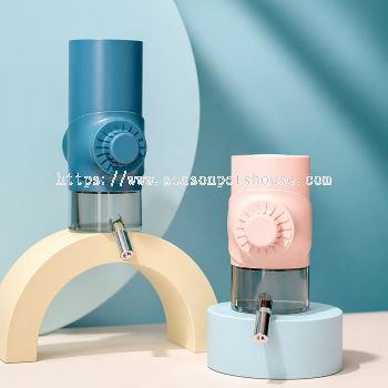 Cage Water Dispenser Feeder 500ml / 700ml for Cats Dogs Rabbits - Hanging Auto Drinking Bottle