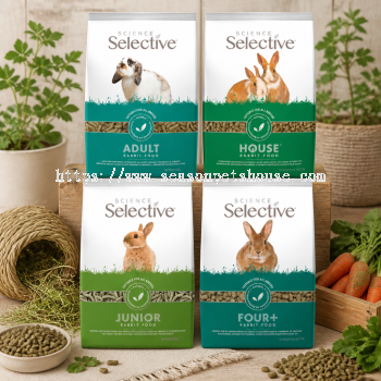 Science Selective Adult Rabbit Food 1.8kg   High Fibre, Grain-Free Nutrition for Healthy Rabbits