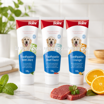 Bioline Pet Dental Care Gel 100g for Fresh Breath & Plaque Prevention - Season Pet Shop