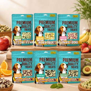 Greedi Bites Premium Dog Dental Treats for Fresh Breath & Healthy Gums - 120g