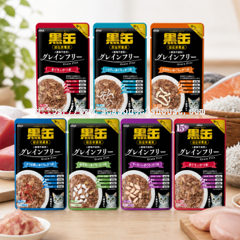 Aixia Kuro Can Pouch Wet Cat Food 70g - Jelly Tuna with DHA & Taurine | Season Pet Shop