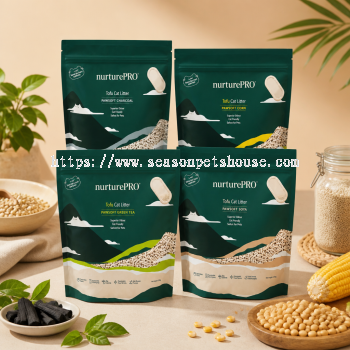 Nurture Pro Soya Tofu Cat Litter 6L - Eco-Friendly, Dust-Free & Flushable