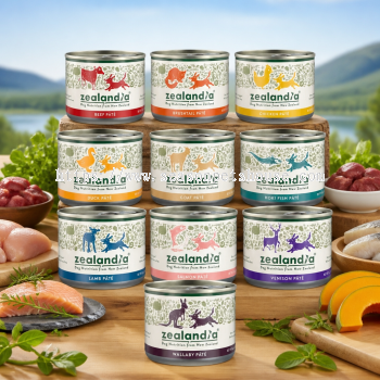 Zealandia Premium Dog Wet Food 185g - Natural, Grain-Free with Multiple Flavours