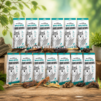 Back2Nature Roo Wild Bites Dog Treats   Grain-Free Kangaroo & Veal Snacks 100g