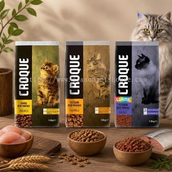 Croque High Premium Cat Dry Food 1.5kg - Adult & Kitten Formulas