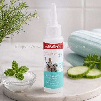 Bioline Dental Hygiene Gel & Teeth Cleaning Spray for Cats & Dogs - Fresh Breath & Healthy Gums