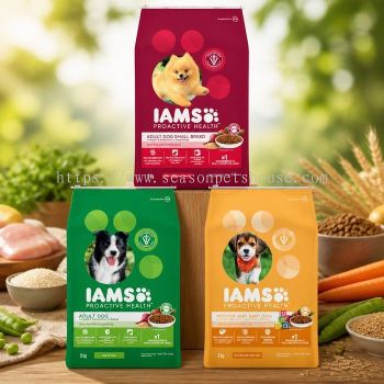 IAMS Dog Dry Food for Adult, Small Breed, Mother & Baby Dogs 8kg - Season Pets House