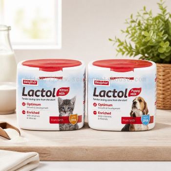 Beaphar Lactol Kitten and Puppy Milk Replacer 250g   Complete Nutritional Formula with DHA