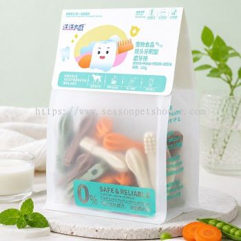 WangWang Chef Natural Dog Dental Chews 250g - Freshens Breath & Cleans Teeth