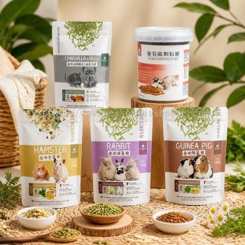 Eco Forest Small Pet Food for Hamsters, Rabbits, Guinea Pigs & More - Nutritious & Natural