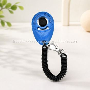 Oval Pet Training Clicker for Dogs - Easy & Effective Dog Trainer Tool