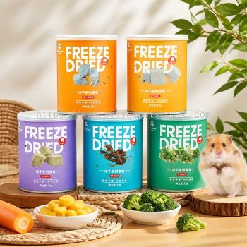 Eco Forest Freeze Dried Small Pet Snacks - Natural Treats for Hamsters & Small Rodents