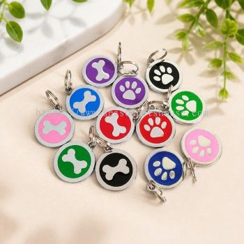 Anti-Lost Personal Pet ID Tag with Customizable Info - Durable Stainless Steel by Season Pets House