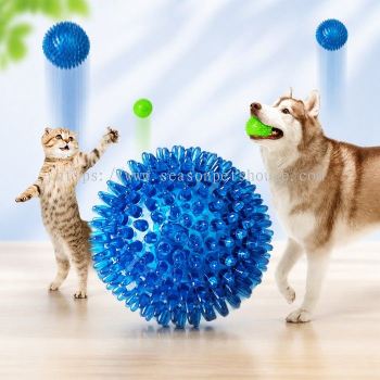 Durable Nature Rubber Dog Toy with Squeaker - Safe TPR Material by Season Pets House