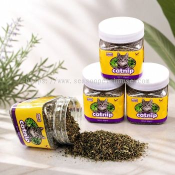 Premium Organic Catnip Cat Mint Treats with Menthol Flavor for Cats by Season Pets House