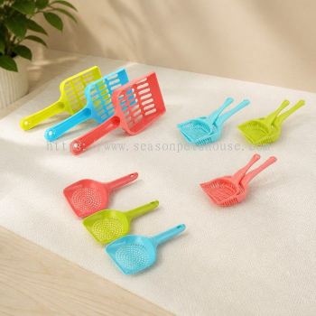 Candy Colour Cat Little Scoop Durable PP Cat Litter Scooper Various Sizes