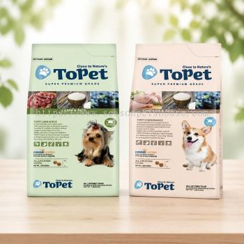 ToPet Dog Dry Food All Life Stage 1.2kg   Premium Chicken & Lamb Formula for Small to Medium Breeds