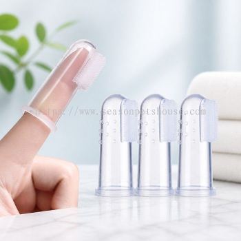 Super Soft Silicone Finger Toothbrush for Dogs & Cats   Gentle Oral Care by Season Pets House