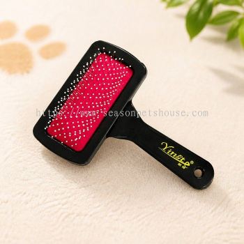 Pet Slicker Brush Deshedding Grooming Comb for Pets - Gentle Dead Fur Removal