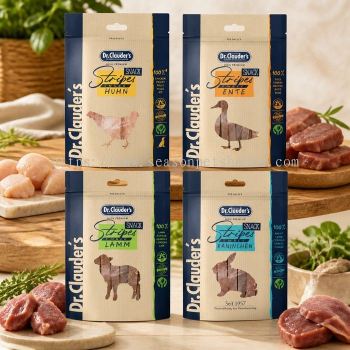 Dr Clauder's High Premium Natural Dog Treats with Immune Support - Rabbit, Lamb, Chicken, Duck 80g