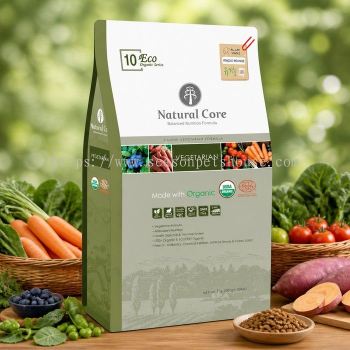 Natural Core Eco 10 Vegetarian Whole Grain Dry Dog Food 6KG - Organic & Meat-Free