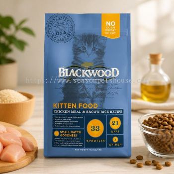 Blackwood Kitten Chicken Meal & Rice Recipe Dry Cat Food 2.73KG for Healthy Growth