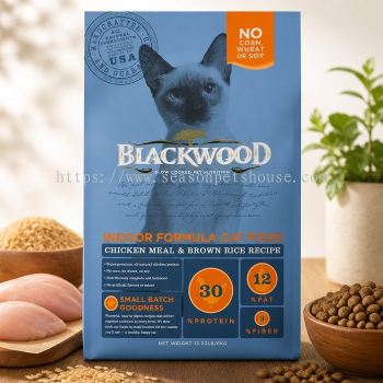 Blackwood Indoor Formula Cat Dry Food 2.73KG - Nutritious & Balanced Meal