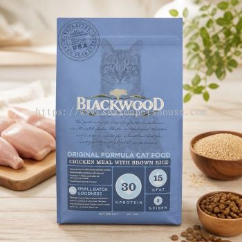 Blackwood Original Formula Chicken Meal & Brown Rice Dry Cat Food 6KG   Nutritious & Natural