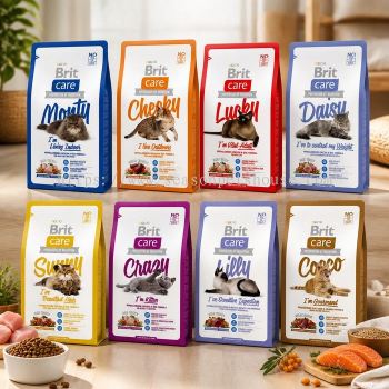 Brit Care Cat Dry Food 2kg   Nutritious & Digestive Support for Cats by Brit Care