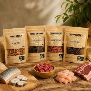 Tommy's Kitchen Premium Dog Snacks - Natural Lamb, Fish, Duck, Chicken Treats 400g